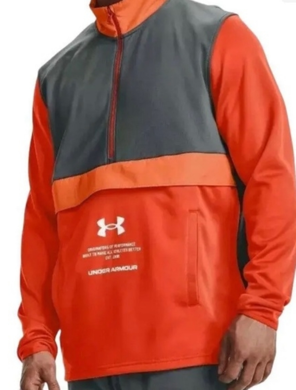 UNDER ARMOUR MEN'S STORM COLD GEAR ARMOUR 1/4 ZIP LONGSLEEVE FLEECE PULLOVER XL